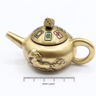 Fortuna Feng Shui - Šťastný čajník s točením kociek