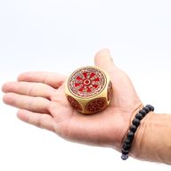 Feng Shui Šťastie - Červené Kocky s Kalendárom a Mincami - Výber Priaznivého Dátumu