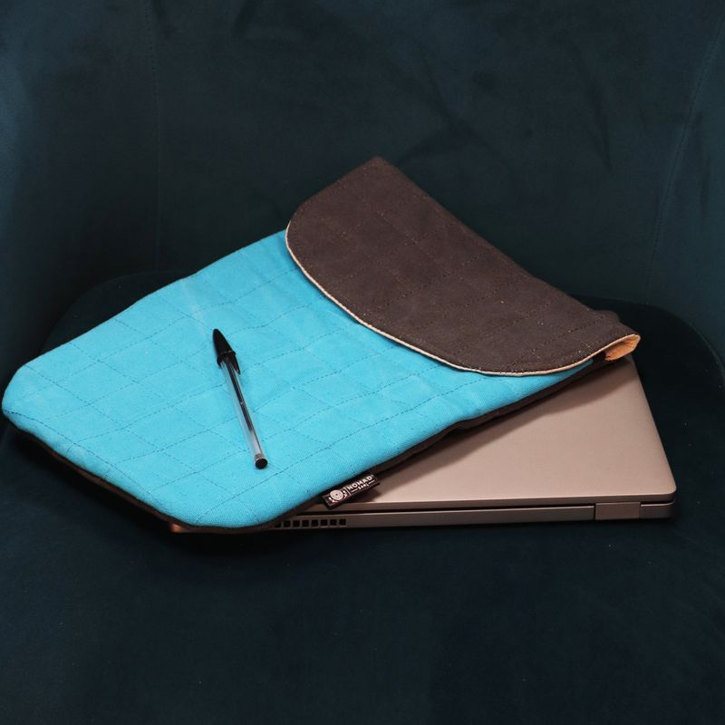 Polstrovaná Taška na Notebook - Žltá - 14oz,, Stonewash