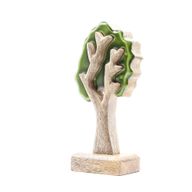 Stratený v Lese -  Drevená 3D Dekorácia Stromček - 20x10cm