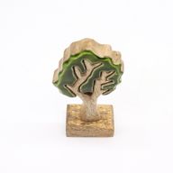 Stratený v Lese -  Drevená 3D Dekorácia Stromček - 20x10cm