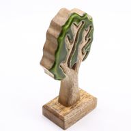 Stratený v Lese -  Drevená 3D Dekorácia Stromček - 20x10cm
