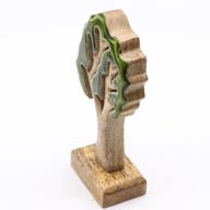 Stratený v Lese -  Drevená 3D Dekorácia Stromček - 20x10cm