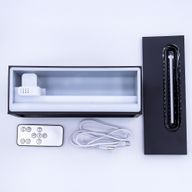 Aróma Difuzér Efekt Plameňa so Zvukom Vtákov - Čierny USB - Meniace Farby