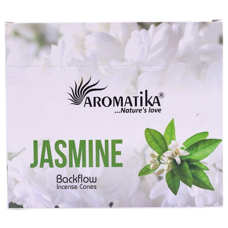 Balenie 10 kusov  Masala Vonných Kužeľov Tečúci Dym - Jazmín