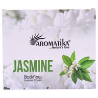 Balenie 10 kusov  Masala Vonných Kužeľov Tečúci Dym - Jazmín