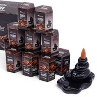Balenie 10 kusov  Masala Vonných Kužeľov Tečúci Dym - Oud