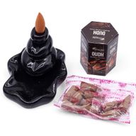 Balenie 10 kusov  Masala Vonných Kužeľov Tečúci Dym - Oud