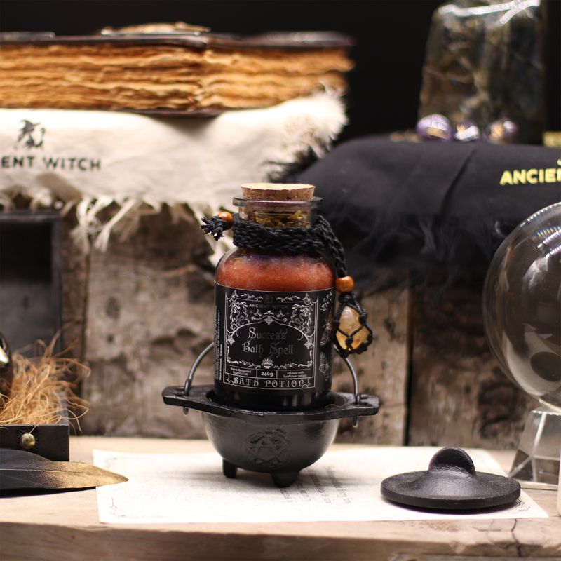 Starodávny Čarodejnícky Kúpeľný Elixír a Amulet z Citrínu – Úspech