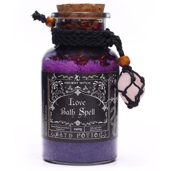 Starodávny Čarodejnícky Kúpeľný Elixír a Amulet z Ruženínu – Láska