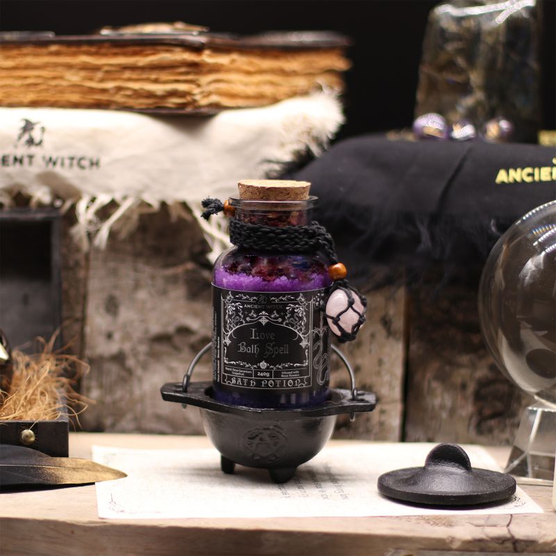 Starodávny Čarodejnícky Kúpeľný Elixír a Amulet z Ruženínu – Láska