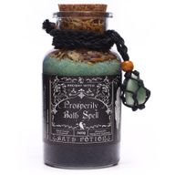 Starodávny Čarodejnícky Kúpeľný Elixír a Amulet z Avanturínu – Hojnosť