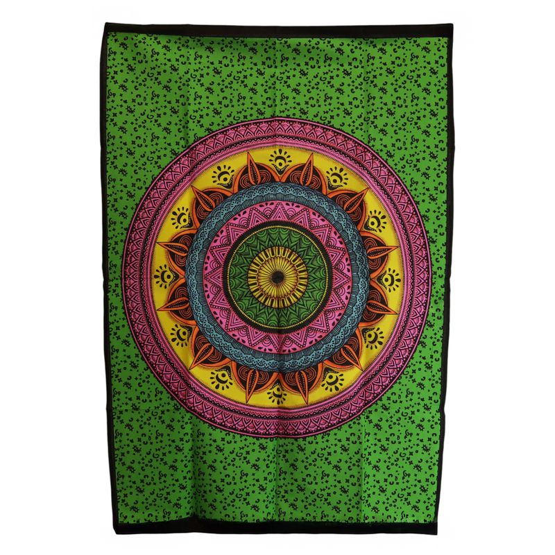 Bavlnené Nástenné Závesy (70x110cm) - Fibrantová Mandala
