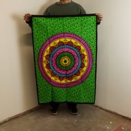Bavlnené Nástenné Závesy (70x110cm) - Fibrantová Mandala