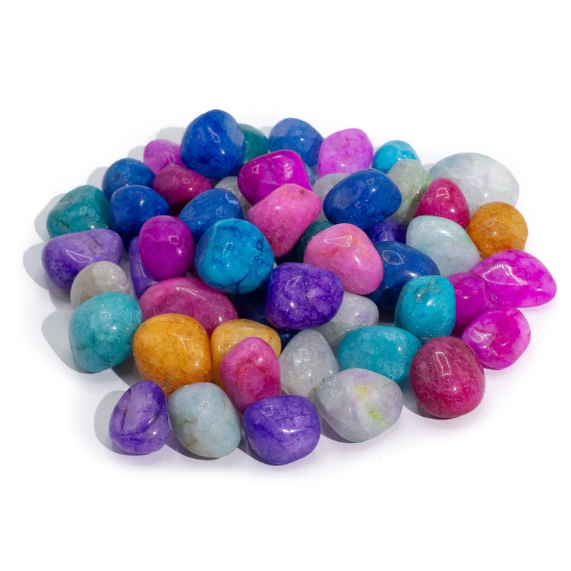 Upravený Mix Praskaného Kremeňa – 1 kg (približne 70 kamienkov)