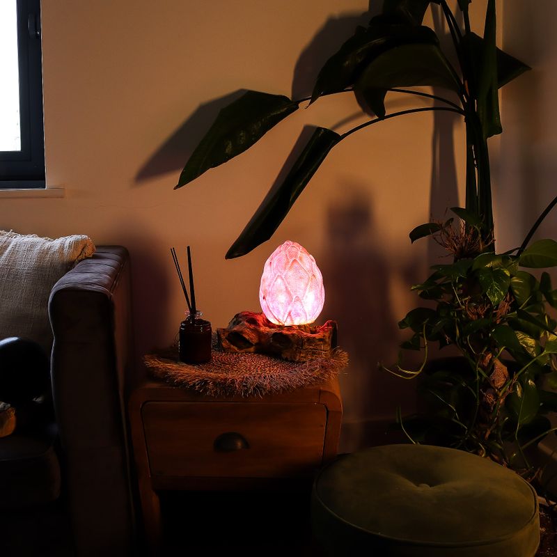 Tienidlo Drift Glow s Popraskaným Lotosovým Kvetinovým Efektom – Fialové