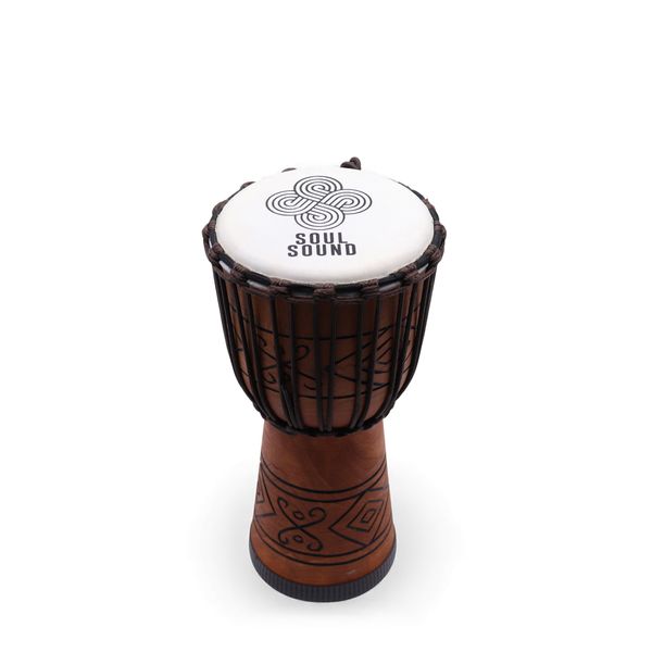 Stredný Profesionálny Djembe Bubon – Nízky Tón – Stredný 40 cm (18 cm priemer)