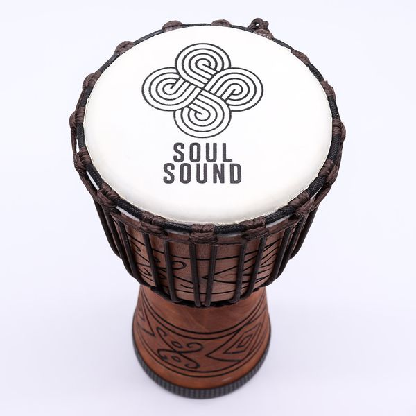 Stredný Profesionálny Djembe Bubon – Nízky Tón – Stredný 40 cm (18 cm priemer)
