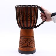Stredný Profesionálny Djembe Bubon – Nízky Tón – Stredný 40 cm (18 cm priemer)