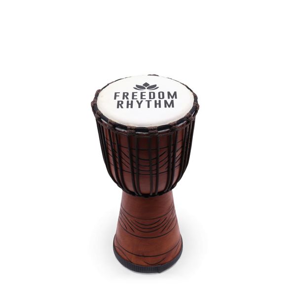 Stredný Profesionálny Djembe Bubon – Vysoký Tón – 40 cm (18 cm priemer)