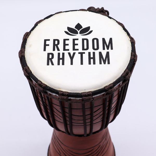 Stredný Profesionálny Djembe Bubon – Vysoký Tón – 40 cm (18 cm priemer)