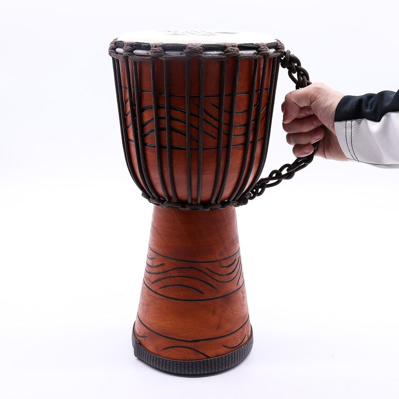 Stredný Profesionálny Djembe Bubon – Vysoký Tón – 40 cm (18 cm priemer)
