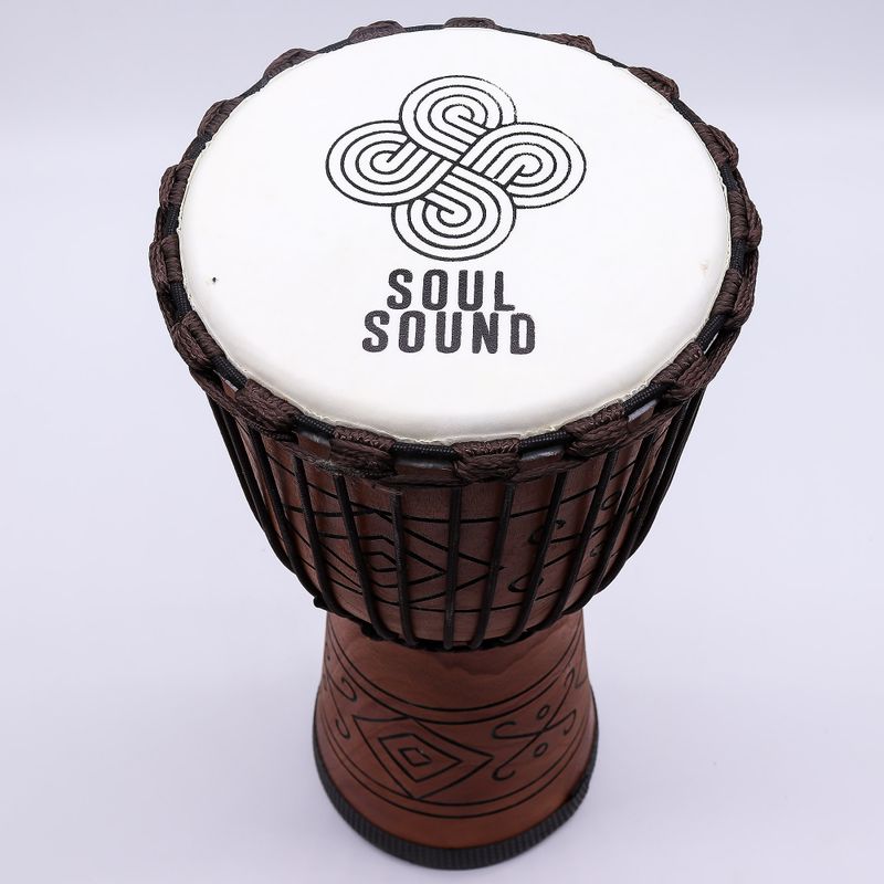 Veľký Profesionálny Djembe Bubon – Nízky Tón – 50 cm (22 cm priemer)