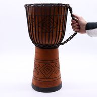 Veľký Profesionálny Djembe Bubon – Nízky Tón – 50 cm (22 cm priemer)