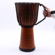 Veľký Profesionálny Djembe Bubon – Vysoký Tón – 50 cm (22 cm priemer)