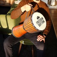 Veľký Profesionálny Djembe Bubon – Vysoký Tón – 50 cm (22 cm priemer)