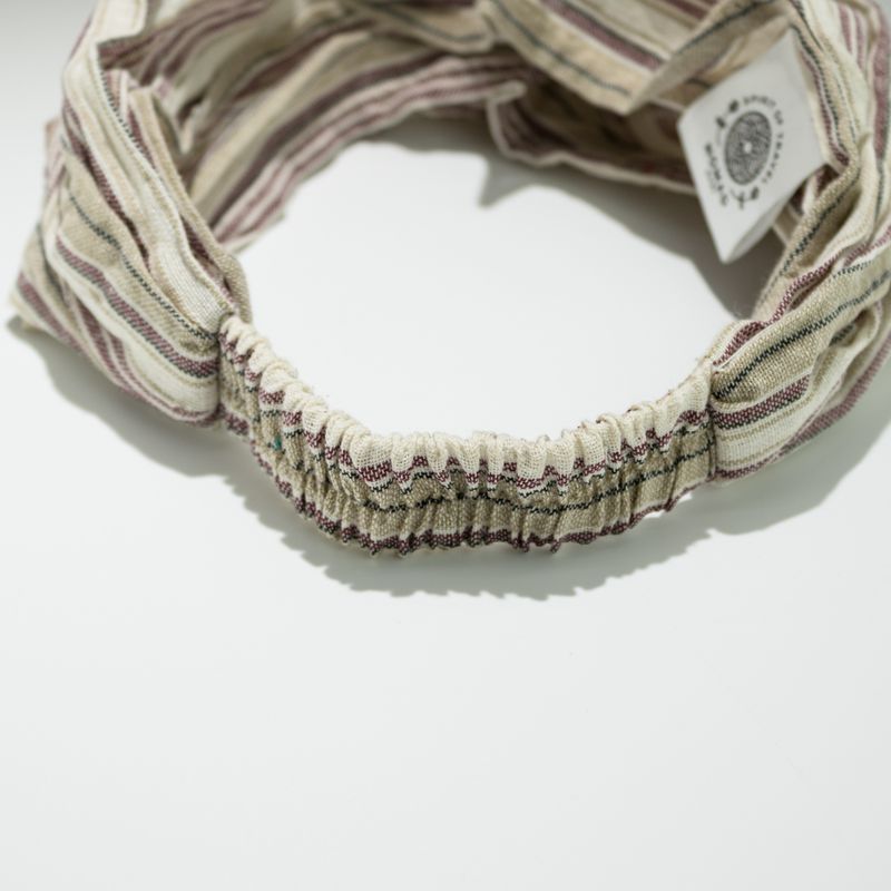 Nomad Sari – Hippie Čelenka s Blokovou Potlačou, Rôzne Dizajny (56 × 25 cm), Univerzálna Veľkosť