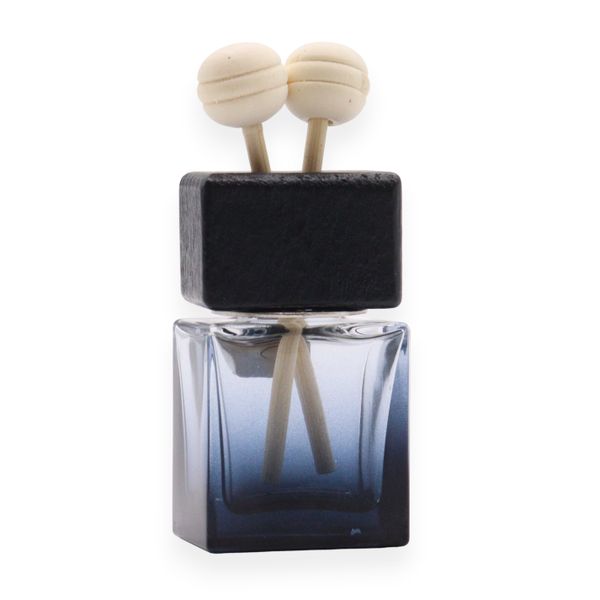 Čierne – Fľaštičky s Difuzérom do Auta na Mriežku Ventilácie – 8 ml – (3 rôzne vzory × 4)