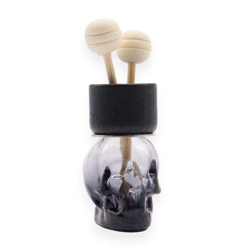 Čierne – Fľaštičky s Difuzérom do Auta na Mriežku Ventilácie – 8 ml – (3 rôzne vzory × 4)