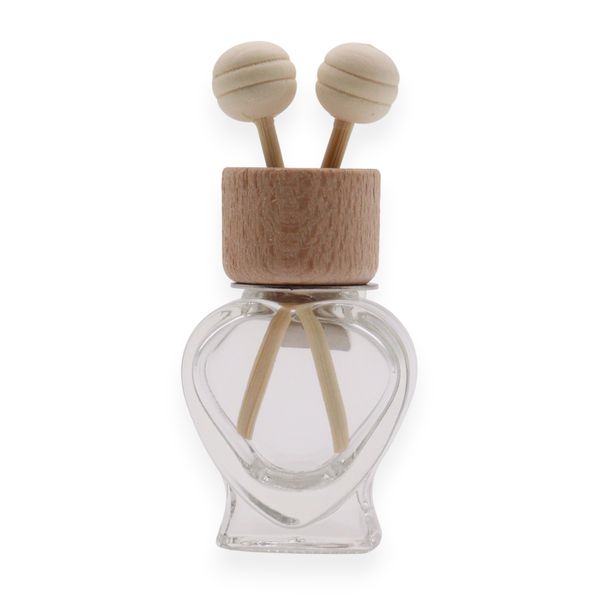 Priehľadné – Fľaštičky s Difuzérom do Auta na Mriežku Ventilácie – 8 ml – (3 rôzne vzory × 4)