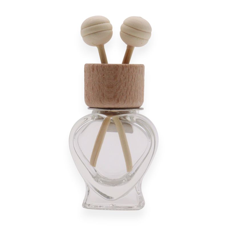 Priehľadné – Fľaštičky s Difuzérom do Auta na Mriežku Ventilácie – 8 ml – (3 rôzne vzory × 4)