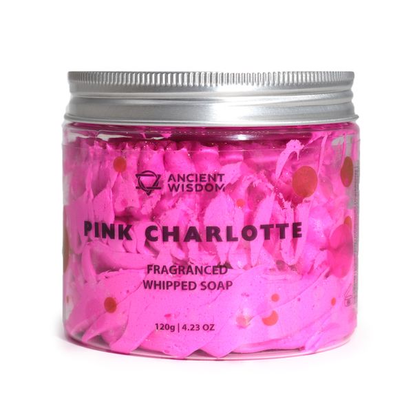 Šľahané Mydlá - Ružová Charlotte 120g