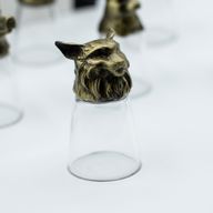 Likérové poháriky Bottom Up (25 ml) – Lesné a Mystické Bytosti – Antická Bronzová