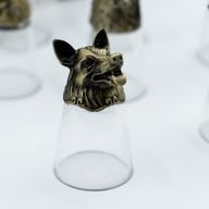 Likérové poháriky Bottom Up (25 ml) – Lesné a Mystické Bytosti – Antická Bronzová