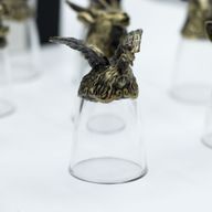 Likérové poháriky Bottom Up (25 ml) - Čínske Zverokruhové Bytosti – Antická Bronzová