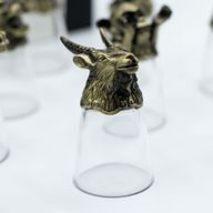 Likérové poháriky Bottom Up (25 ml) - Čínske Zverokruhové Bytosti – Antická Bronzová