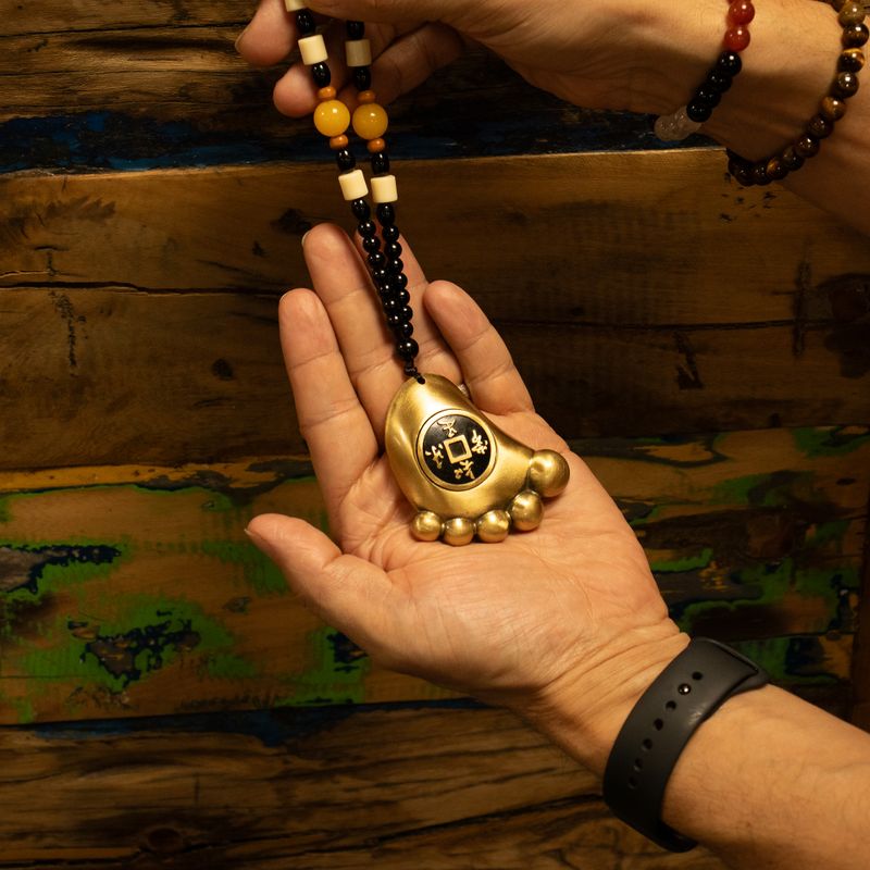 Závesný Feng Shui Talizman - Amulet Krok k Bohatstvu