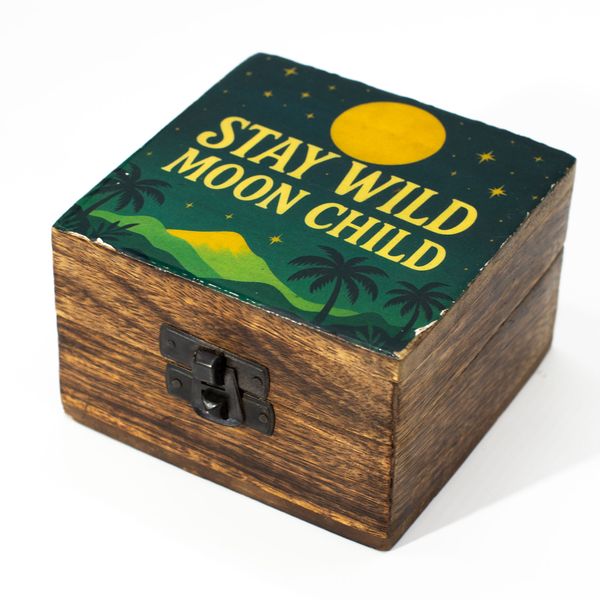 Malá Smaltovaná Krabička - Stay Wild Moon Child