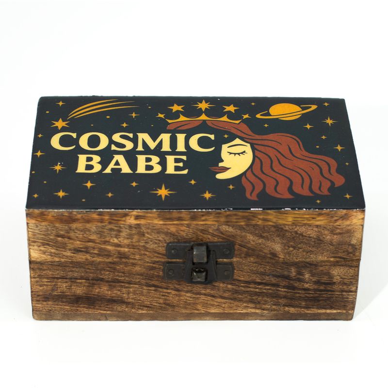 Stredná Smaltovaná Krabička - Cosmic Babe