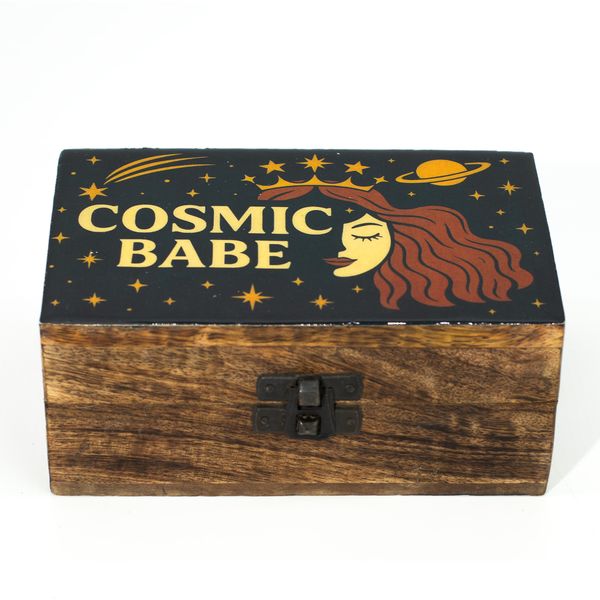 Stredná Smaltovaná Krabička - Cosmic Babe