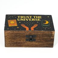 Stredná Smaltovaná Krabička - Trust the Universe