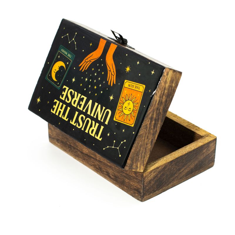 Stredná Smaltovaná Krabička - Trust the Universe
