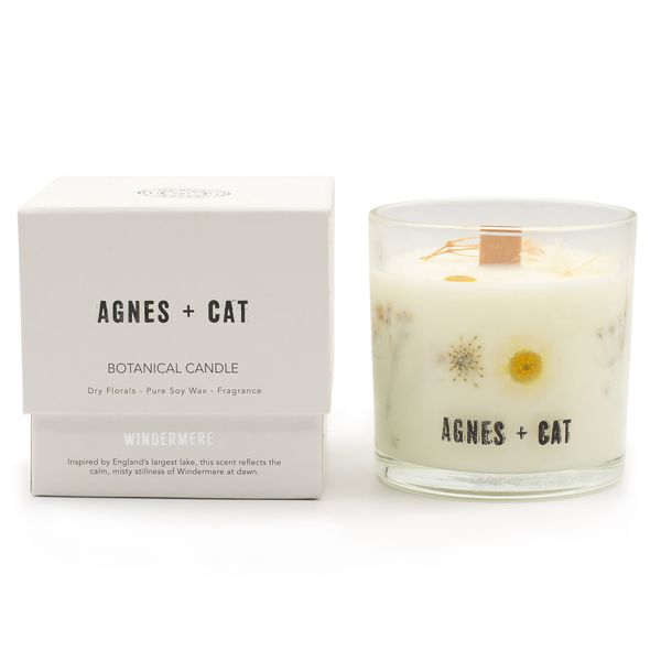 Agnes & Cat Botanická Sójová Sviečka - Tiché Vody Windermere