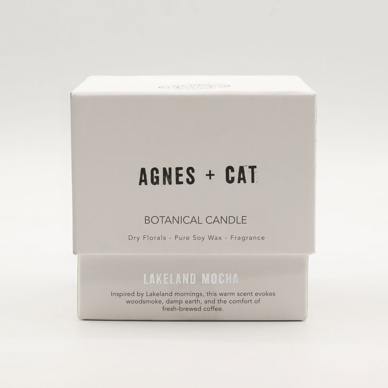 Agnes & Cat Botanická Sójová Sviečka - Lakeland Mocha