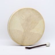 Duch Draka - Šamanský Bubon a Palička - Laditeľný - 40 cm