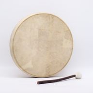Duch Medveďa - Šamanský Bubon a Palička - Laditeľný - 40 cm
